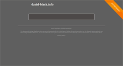Desktop Screenshot of david-black.info